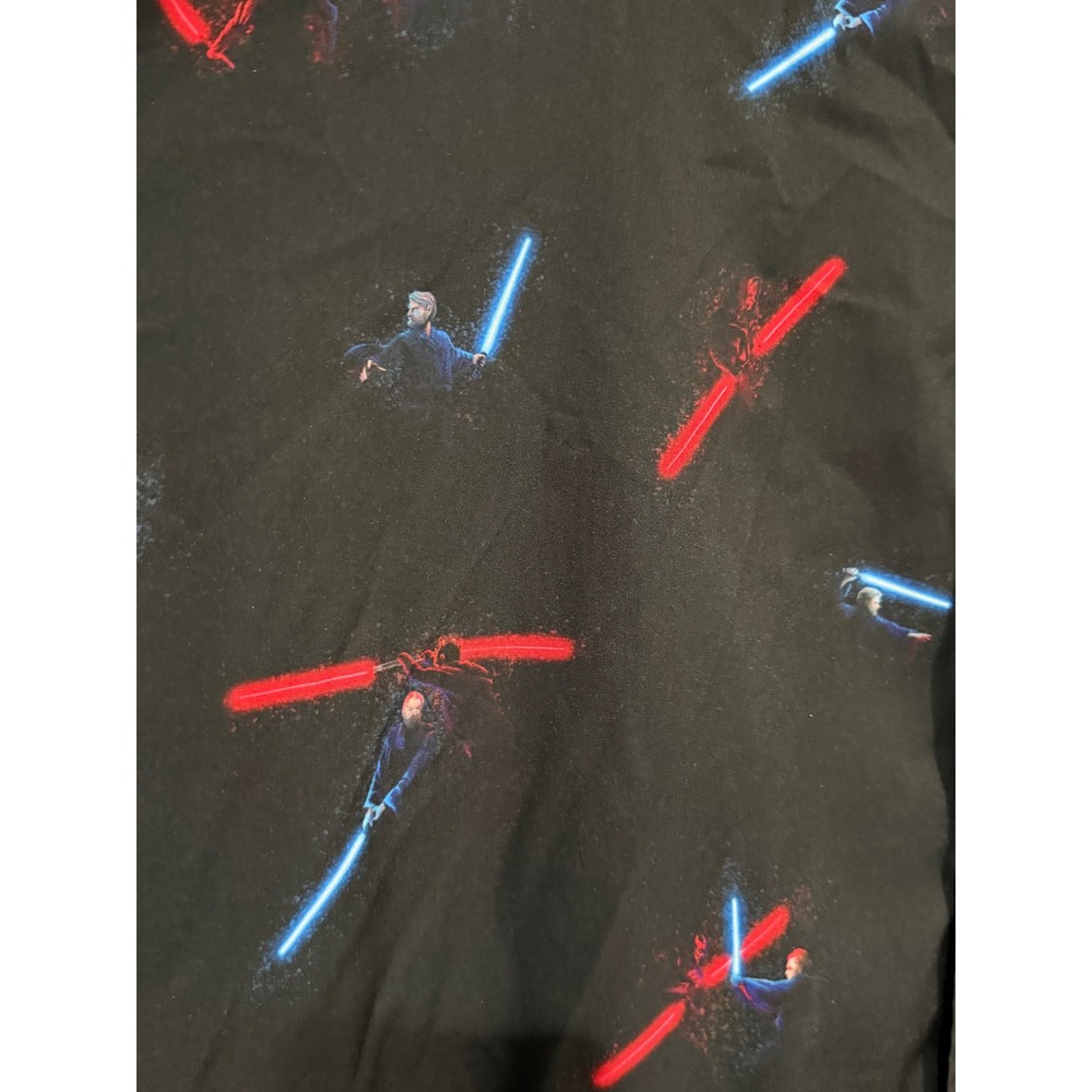 RSVLTS Star Wars Duel of the Fates Lightsaber Kunuflex Shirt Mens 4XL Black - Picture 6 of 7